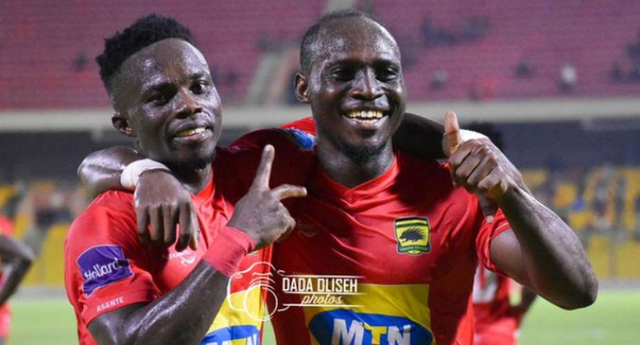 William Opoku Mensah Right, Augustine Okrah Left