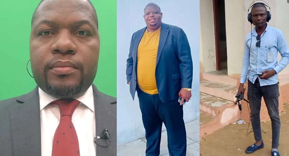 Journalists (left to right) Ernesto Martinho, Jorge Marcos, and Atanázio Amade have all been recently harassed or assaulted by Mozambican authorities while covering pre-election events. (Photos: Courtesy of Ernesto Martinho, Precious Marcos, and Atanázio Amade)