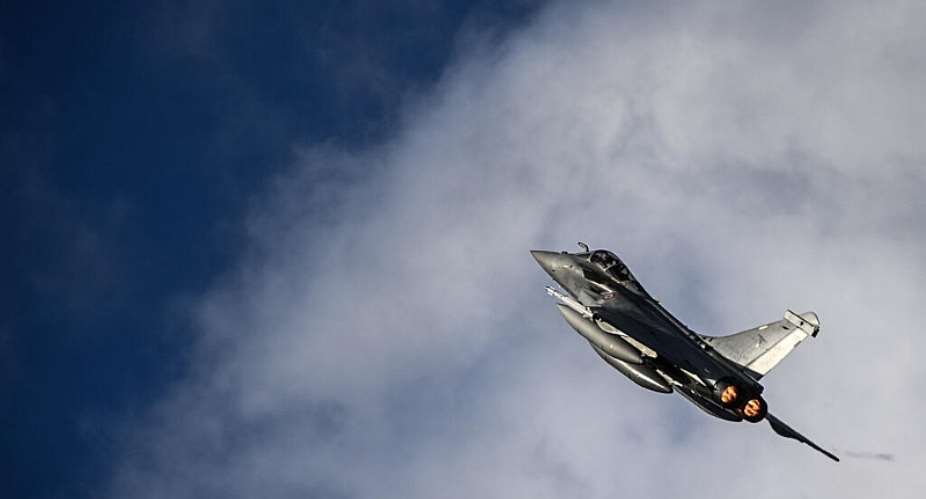A French Rafale fighter jet flying a NATO mission shot down a “foreign” drone over Latvia on 8 June 2026 (illustration) - AFP - CHRISTOPHE ARCHAMBAULT