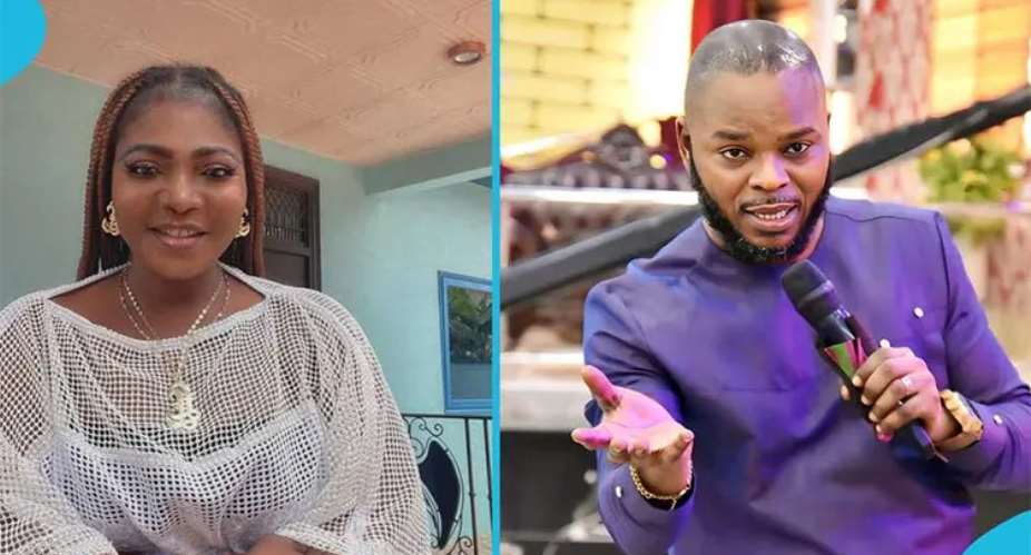 Bishop Daniel Obinim (R) and Florence Obinim