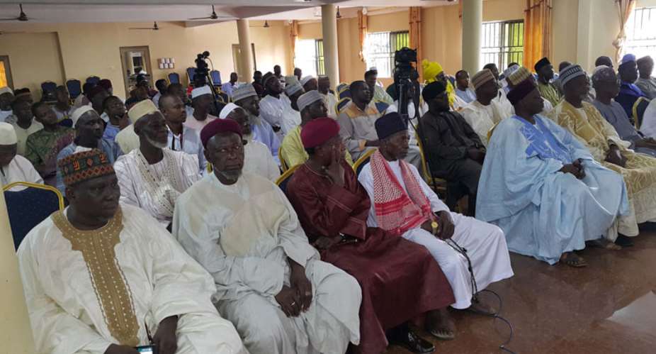 Some of the Muslim stakeholders that attended the meeting in Kumasi