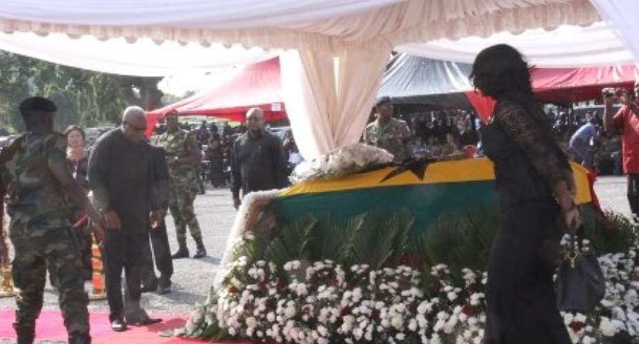 Former Presidents mourn Major Mahama