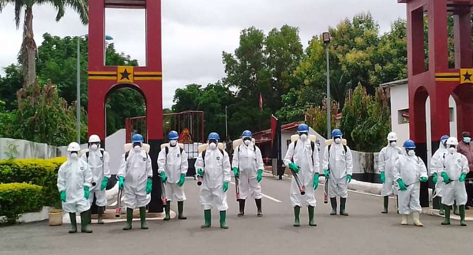 Zoomlion Begins Disinfection Of Military Barracks, Educational Facilities In Volta, Oti Regions