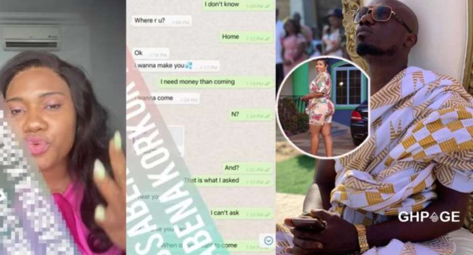 VIDEO Abena Korkor releases WhatsApp chat of Nkonkonsa begging to lick her