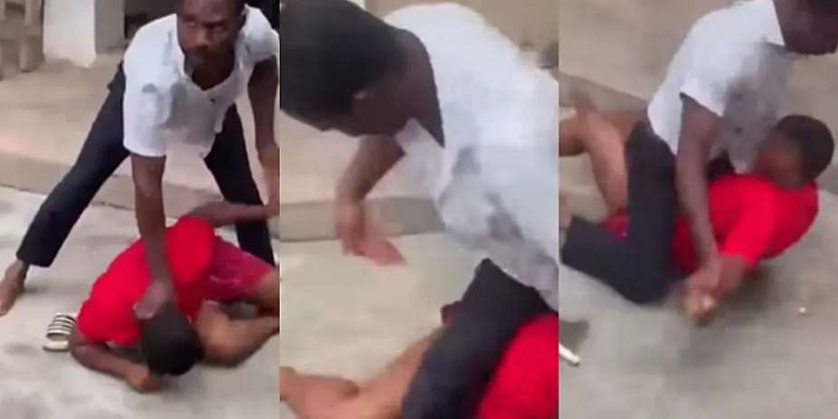 Nyinahin Catholic SHS teacher seen fighting female student in viral video arrested — GES