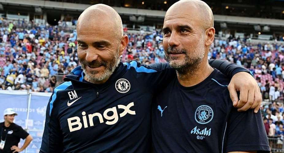Getty ImagesImage caption: Enzo Maresca was an assistant to Pep Guardiola during Manchester Citys Treble-winning 2022-23 campaign