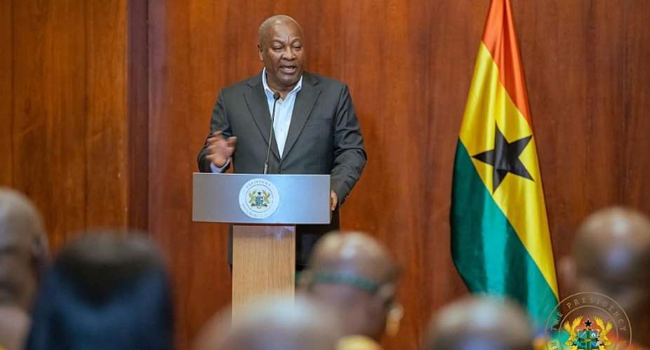 President Mahamahints at cabinet reshuffle after review