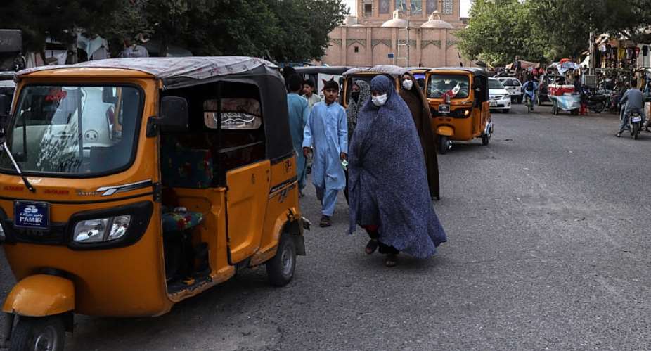 Afghan women wearing chadors in Herat. -  Mohsen Karimi, AFP file picture