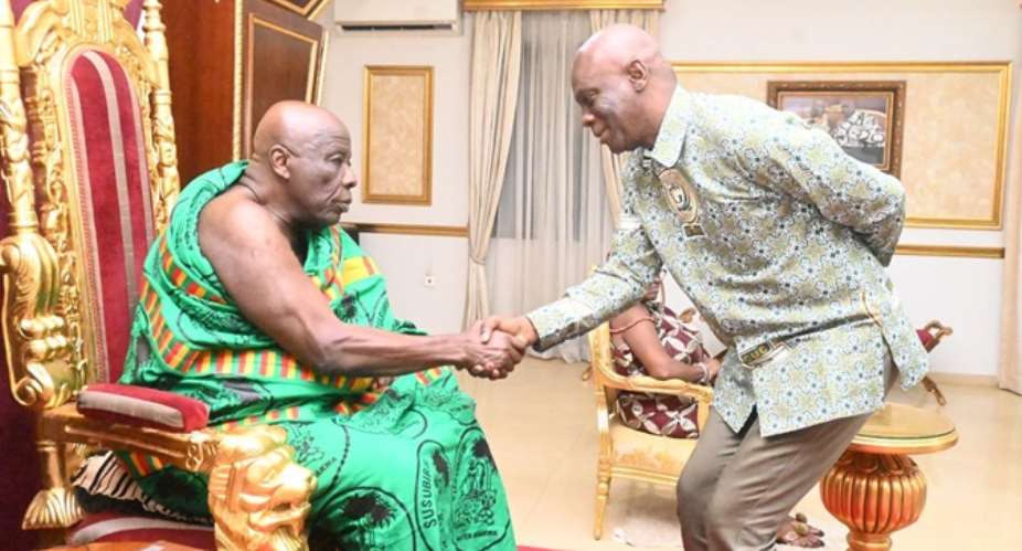Garden City University introduces new VC Prof Eric Kwasi Ofori to Okyenhene
