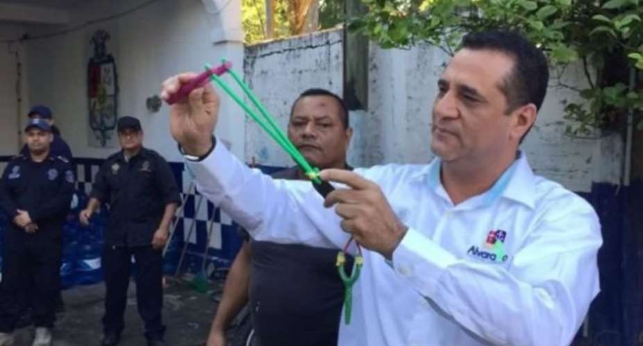 Mexican Police Department Gets Armed With Slingshots Instead Of Firearms