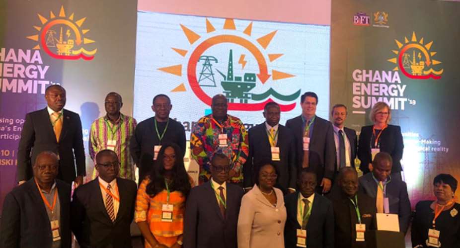 Participants at the summit in a group photo after the opening ceremony