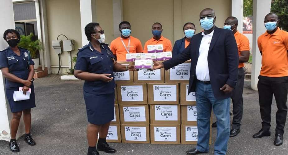 StarTimes Ghana Donates 10,000 PPE's To Ghana Police Service