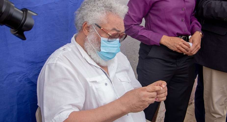 JJ Rawlings Secures His New Voter ID Card