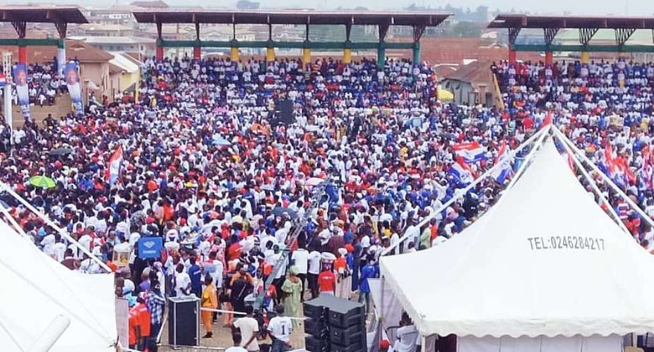 Thousands storm Jubilee Park in Kumasi as NPP unveils NAPO