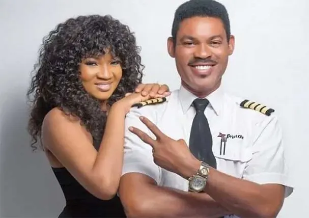 Omotola Jalade-Ekeinde and her husband