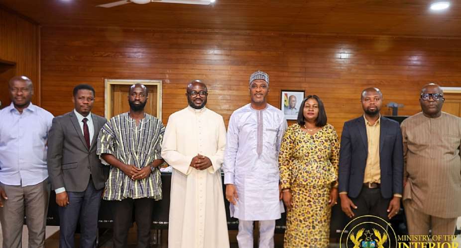 Ghana Catholic Bishops Conference engages Interior Minister on peace and security collaboration