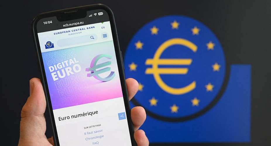EU lawmakers on 9 July 2026 backed kickstarting negotiations on creating a digital version of the euro, as the European Union races to introduce the currency. - AFP - NICOLAS TUCAT