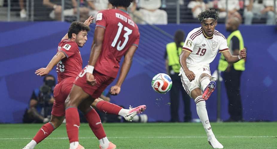 The World Cup is yet to see the best of Spain forward Lamine Yamal -  Aric Becker / AFP