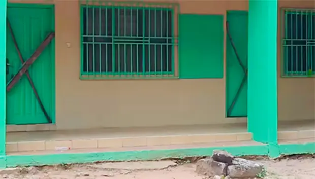 The locked up Forestry Commission office in Tamale
