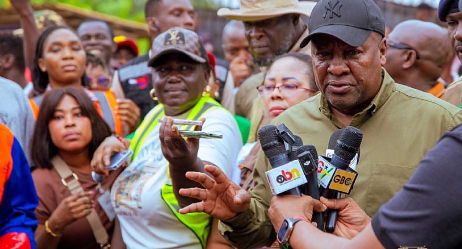 Post-clean-up exercise: Military, other services to continue dredging waterways — Mahama