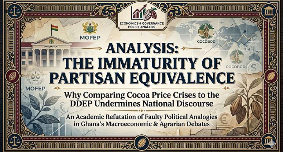 The Immaturity of Partisan Equivalence: Why Comparing Cocoa Price Crises to the DDEP Undermines National Discourse