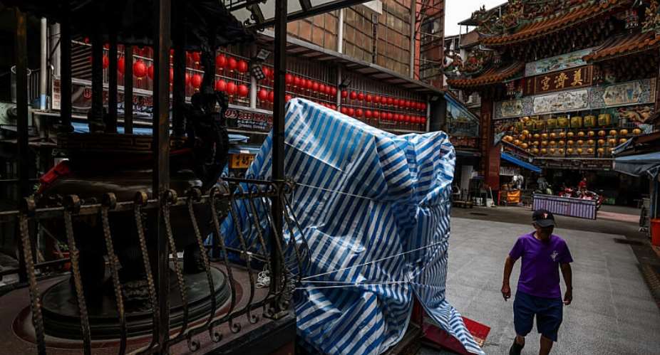Bavis strong-wind radius of 380 kilometres will make it the largest typhoon to hit Taiwan in more than 30 years. -  I-Hwa Cheng, AFP