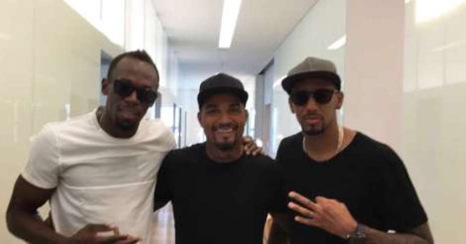 Rio 2016: When Kevin-Prince Boateng and Jerome met Usain Bolt
