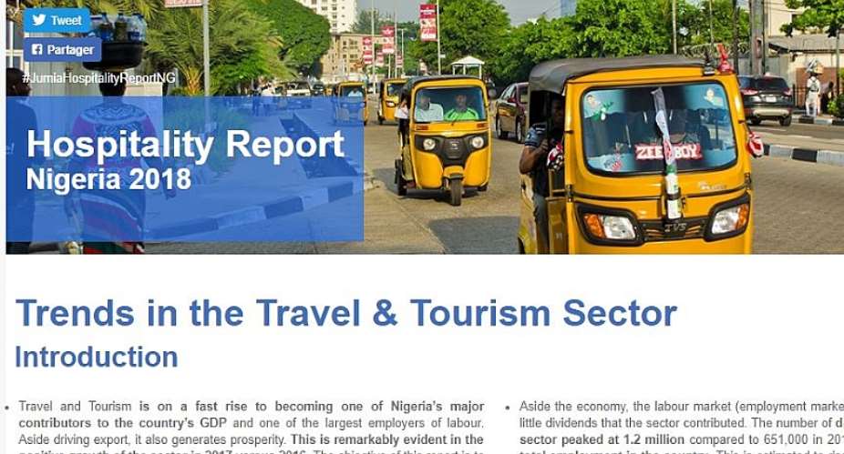 Nigeria To Earn N3.63 Billion From Domestic Tourism By End of 2018,HospitalityReport Says