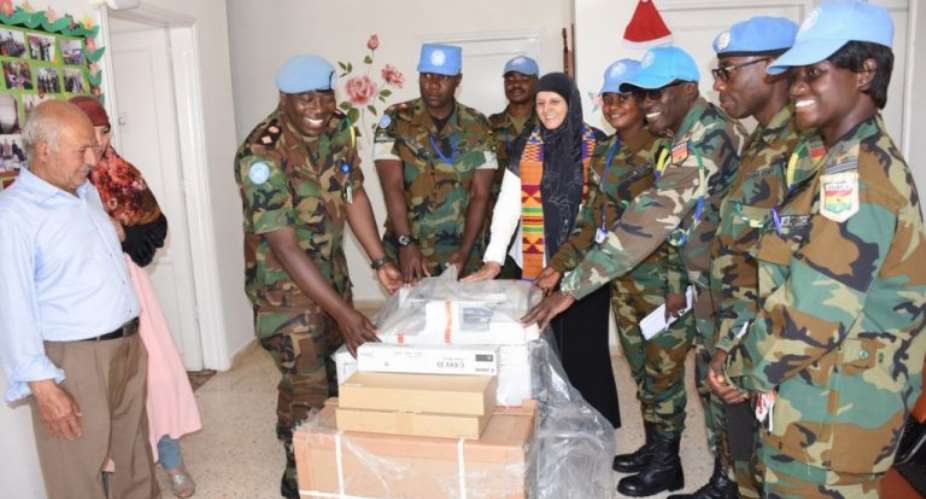 Ghanaian Peacekeepers Support Special Needs School and Community Centre
