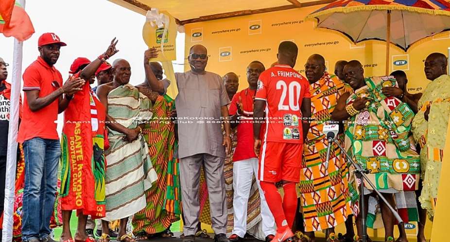MTN Ghana Hands Over Refurbished Adako Jachie Training Pitch To Kotoko