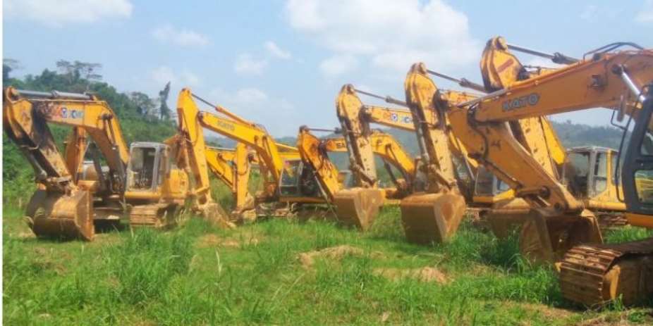 Seized Excavators Are Being Used For Hiring - Kumasi Small Scale Miners Claim
