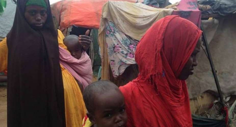 Catastrophic Famine Struck In Somalia, While New Displaced Families Arrived In Mogadishu