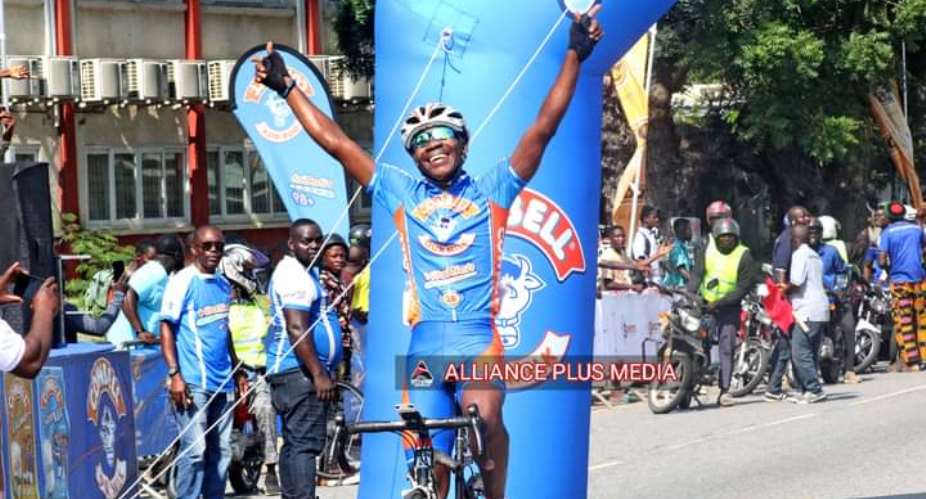 Victor Cudjoe wins 3rd stage of Tour Du Ghana