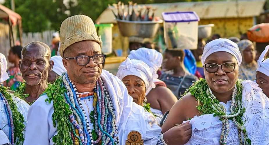 Naana Dugbakuwor Dugba II performs Djange Domi, calls for unity and development