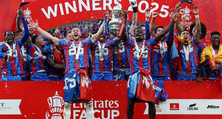 Getty ImagesImage caption: Palace beat Manchester City to win the FA Cup last season