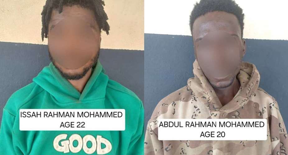 A/R: Two suspects grabbed after leaving phone at robbery scene at Alignment