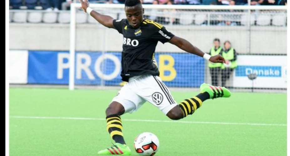 Ghana youth star Patrick Kpozo marks Europa League debut in AIK win