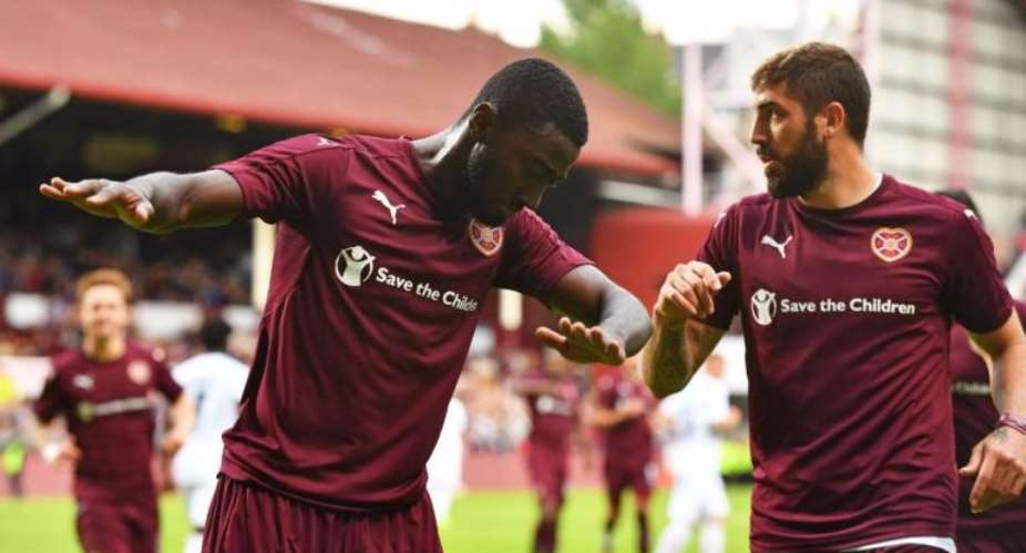 Europa League: Prince Buaben scores as Hearts beat Ofosu Appiah and Haminu Dramani's Infonet