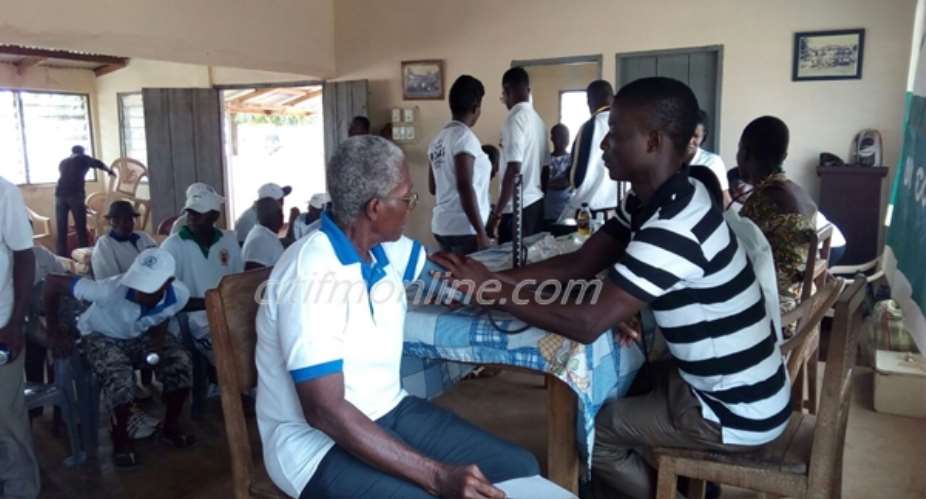 Senior citizens in Ketu North benefit from free health screening