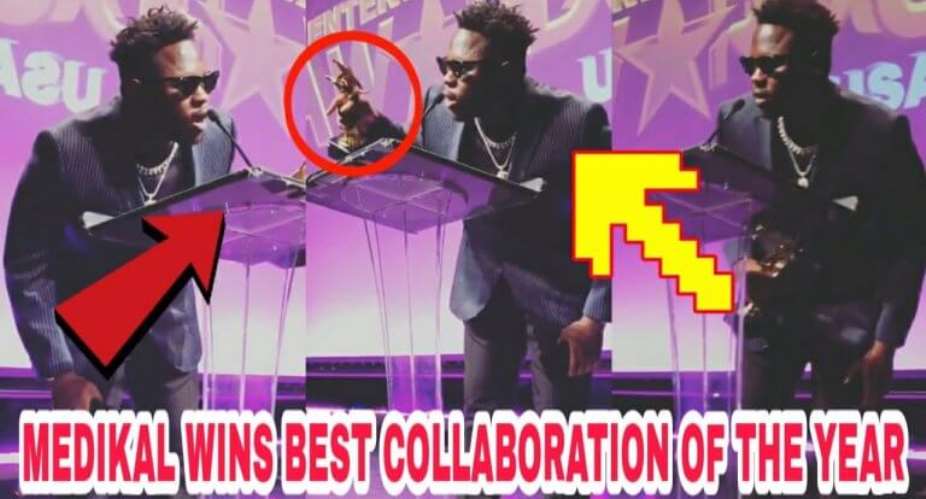 Medikal Wins Best Collaboration Of The Year at Ghana Entertainment Awards 2019