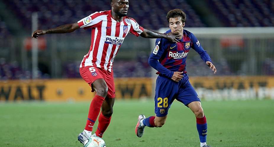 Arsenal Target Thomas Partey Stars As Atletico Madrid Holds Barcelona At Camp Nou
