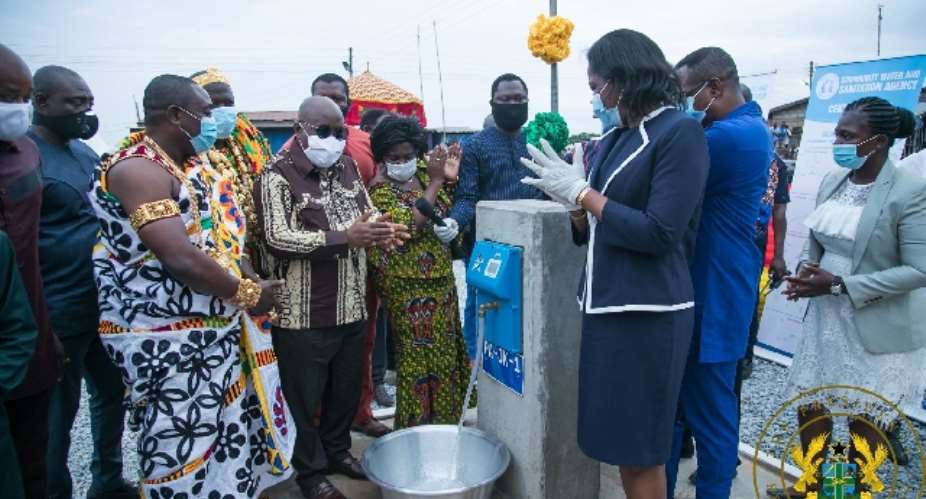 CR: Akufo-Addo Commissions 146 Rural Water Systems