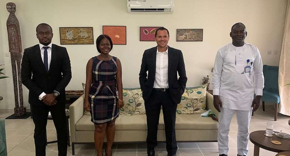 Kpandai NDC MP visits Australia Embassy to seek support for his Constituency