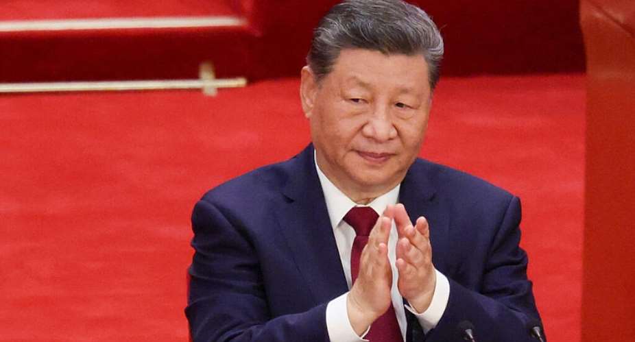 Chinese President Xi Jinping attends the Communist Party of Chinas 105th anniversary celebration at the Great Hall of the People in Beijing, July 1, 2026. -  Maxim Shemetov, Reuters