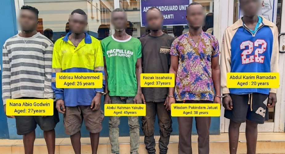 Police arrest six in Kumasi over suspected unregistered pharmaceutical products sale