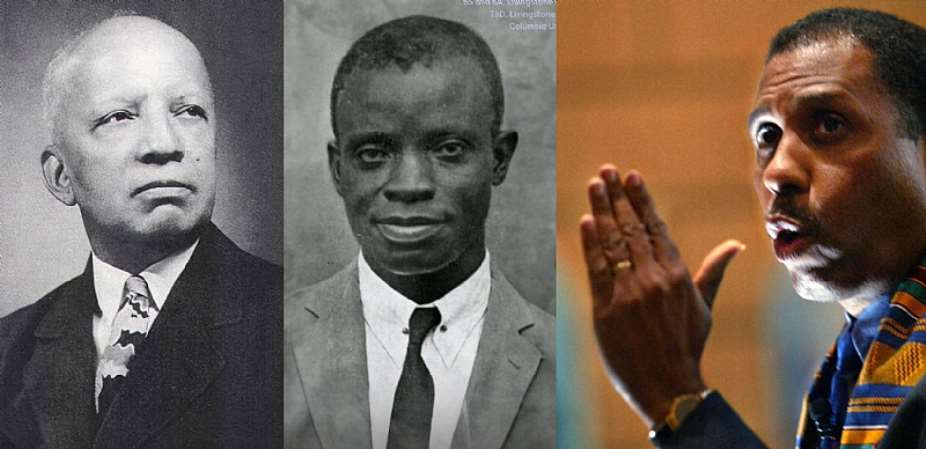 Carter G. Woodson, James Emman Kwegyir Aggrey and Dr. Jawanza Kunjufu