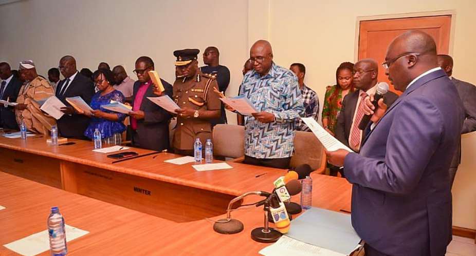 Speech Delivered By The Vice President At The Swearing In Of The Board Members Of The Ghana Prisons Service Council.