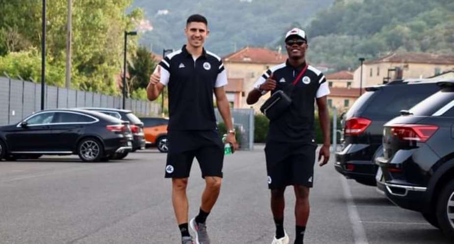 Ghana attacker Emmanuel Gyasi starts pre-season with Spezia Calcio teammates