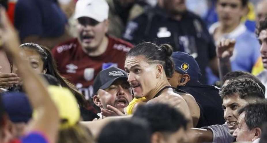 GETTY IMAGESImage caption: Darwin Nunez made his Uruguay debut in 2019