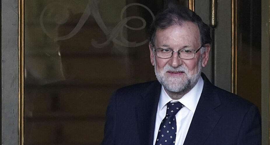 Former Spanish Prime Minister Mariano Rajoy in Madrid, Spain, Wednesday, Feb. 27, 2019. -  Andrea Comas, AP